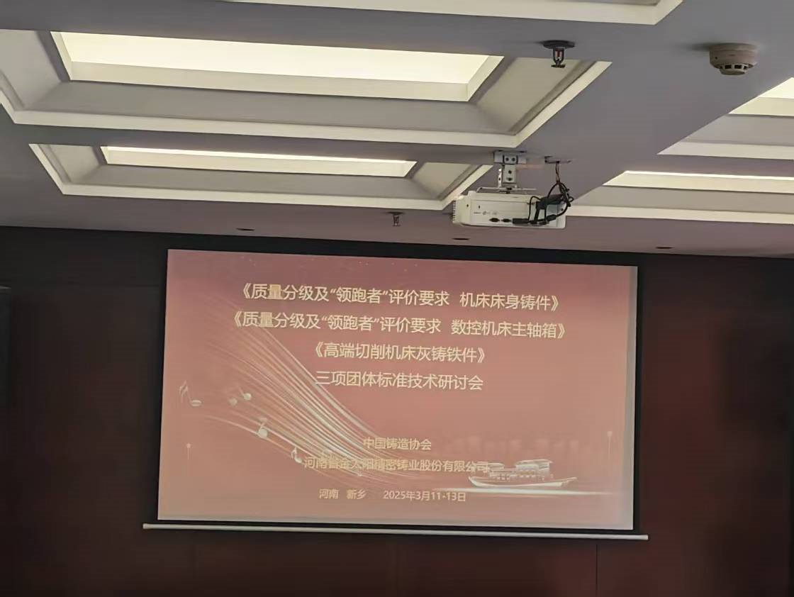 《高端金属切削机床灰铸铁件》等三项团体技术标准研讨会在金太阳铸业召开